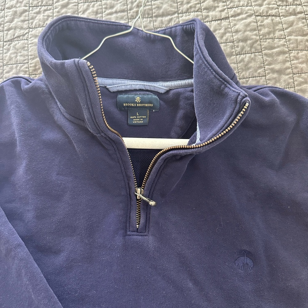 Brooks brothers half zip pullover